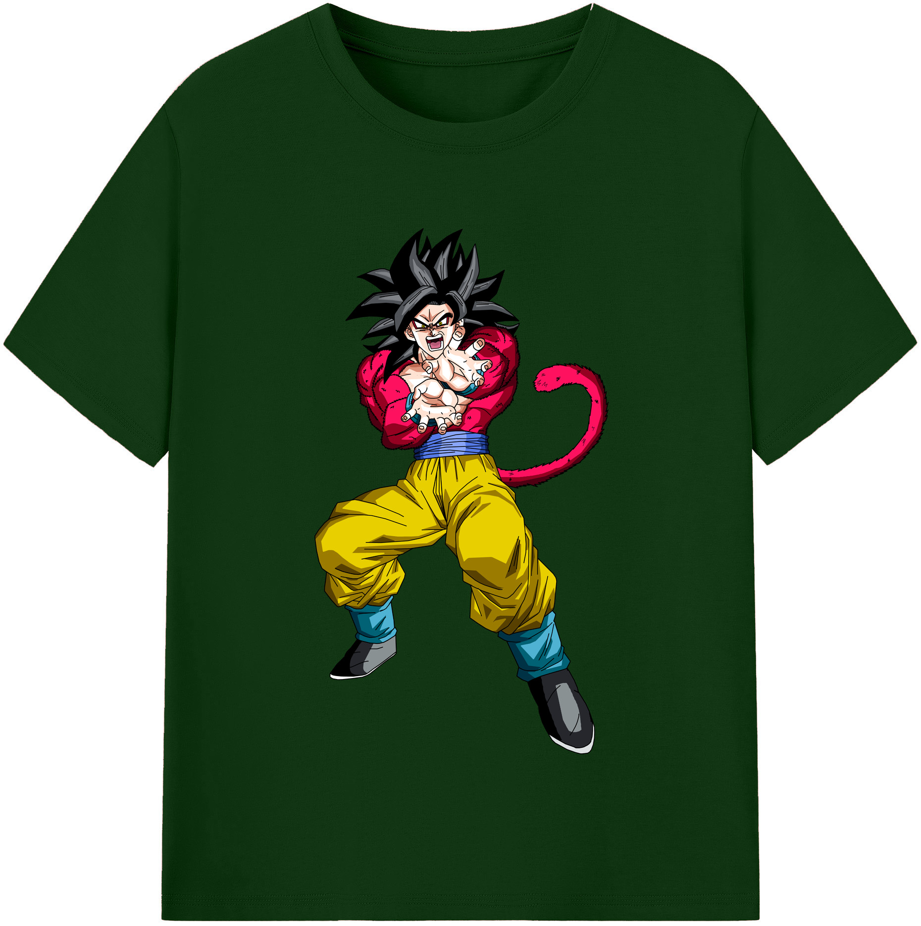 （画像用） ドラゴンボール 孫悟空（そん ごくう）Son Goku カカロット DRAGON BALL Kakarotto 綿100％半袖Tシャツ（フロントプリント）